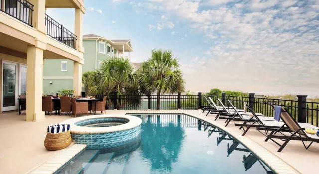 Коттедж Oceanfront, Pool+hot Tub, Game Room, Views Steps to Beach Lido by Avantstay