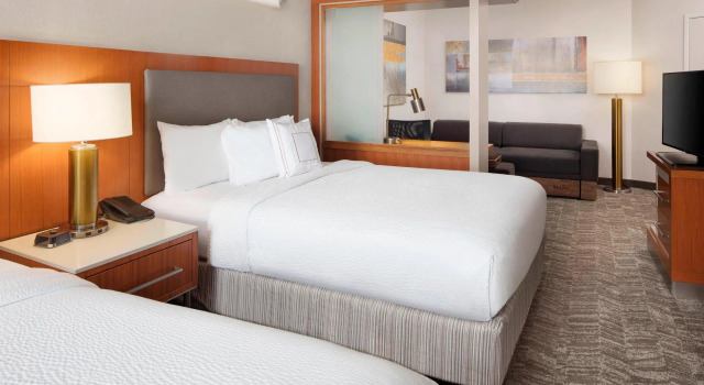 Четырёхместная студия SpringHill Suites Indianapolis Downtown