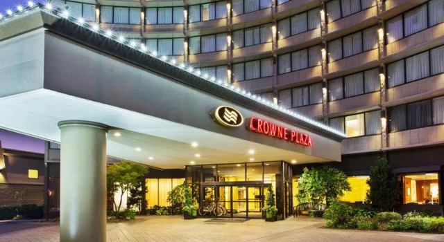 Кровать в общем номере Crowne Plaza Hotel Portland-Downtown Convention Center by IHG