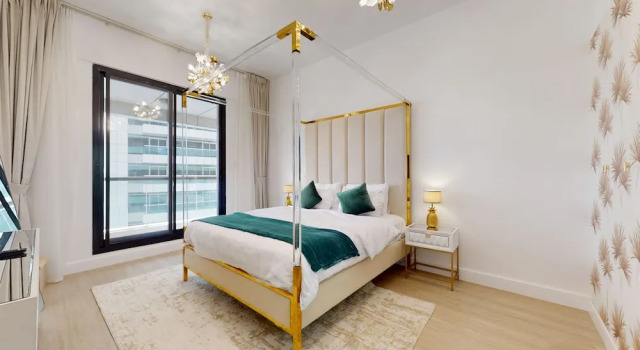 Апартаменты Deluxe с балконом GreenFuture - Elegant Apartment With Balcony Near The Walk JBR