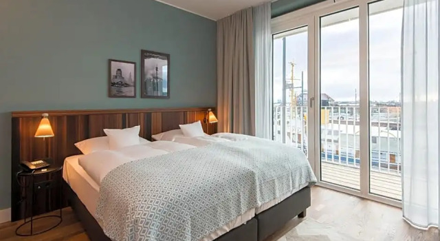 Номер Standard с балконом и с панорамным видом THE LIBERTY Hotel Bremerhaven BW Signature Collection