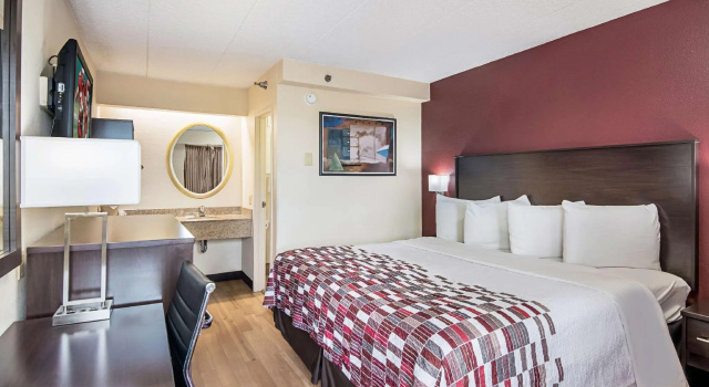 Двухместный номер Standard Red Roof Inn Hampton Coliseum & Convention Center