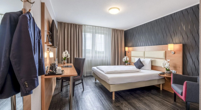 Одноместный номер Comfort PLAZA INN Stuttgart Airport Messe