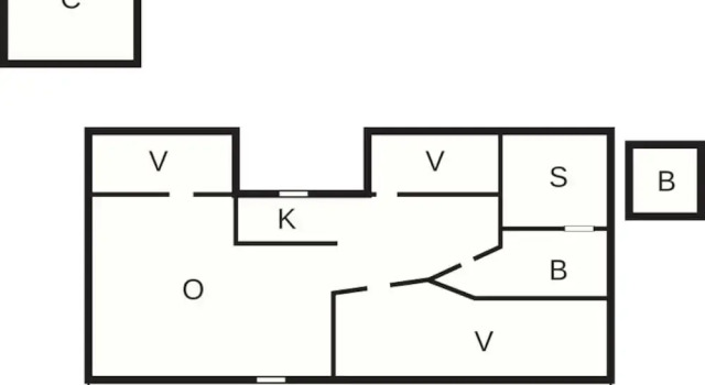 Коттедж 6 person holiday home in Blokhus