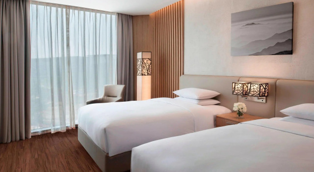 Четырёхместный номер Standard Courtyard by Marriott Seoul Botanic Park