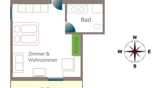 Студия Residence Innerfarmerhof