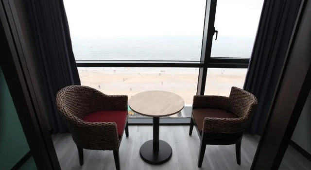 Люкс с видом на море Hotel Wooyeon Flora