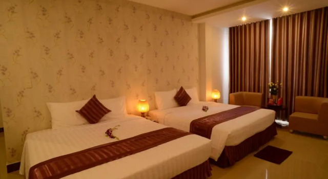 Четырёхместный номер Deluxe Lien Do Star Hotel