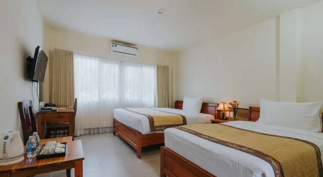 Трёхместный номер Deluxe с красивым видом из окна Le Garden Resort & Spa Phu Quoc