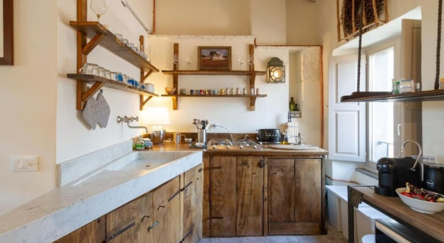 Люкс Deluxe с балконом и с видом на город La Suite del Borgo
