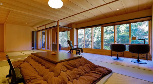 Двухместный номер Standard с видом на реку Tatsuta Ryokan