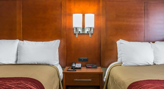 Четырёхместный люкс Comfort Inn Savannah Midtown
