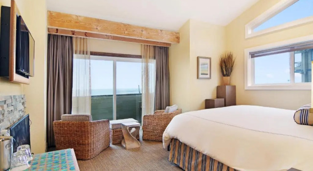 Номер Standard с видом на океан Cypress Inn on Miramar Beach