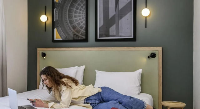 Двухместная студия Aparthotel Adagio Paris Buttes Chaumont