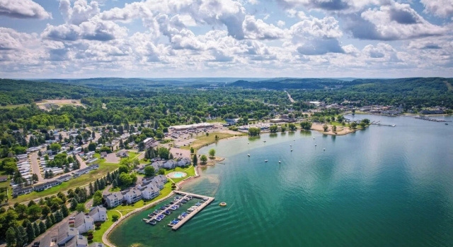 Апартаменты Luxury Lakefront Boyne City Townhome w/ Views!
