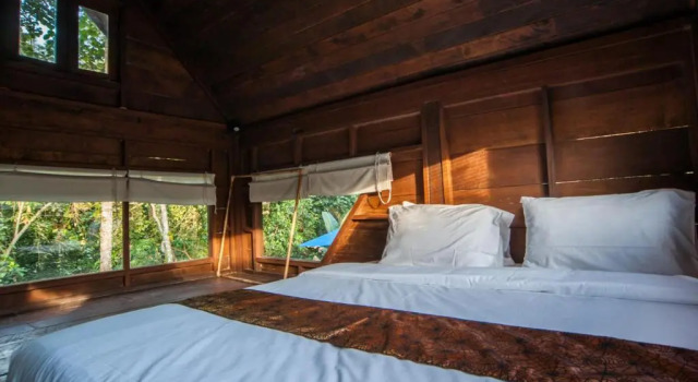 Tirta Padi Villa Ubud, Rezervovat Vila Chaty v Bali, Chalupa