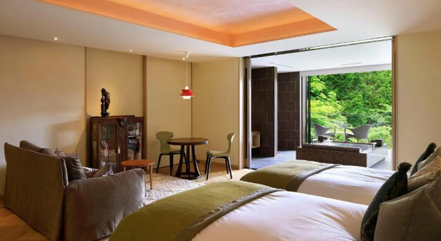 Двухместный номер 2 этаж Deluxe THE HIRAMATSU HOTELS & RESORTS SENGOKUHARA HAKONE