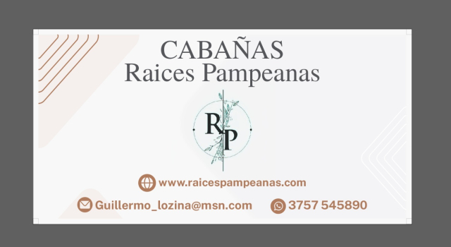 Cabañas Raices Pampeanas