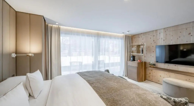 Двухместный номер Standard с видом на горы Relais & Châteaux Chasa Montana