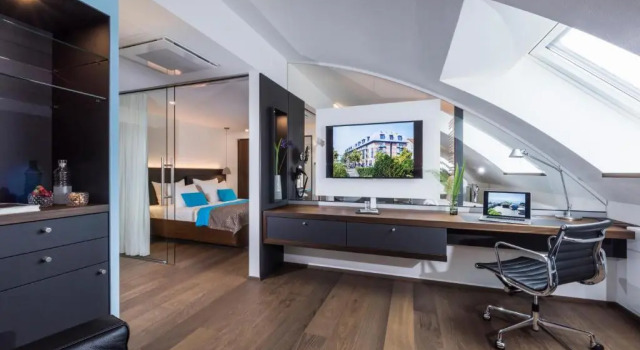 Люкс с частичным видом SEEhotel Friedrichshafen