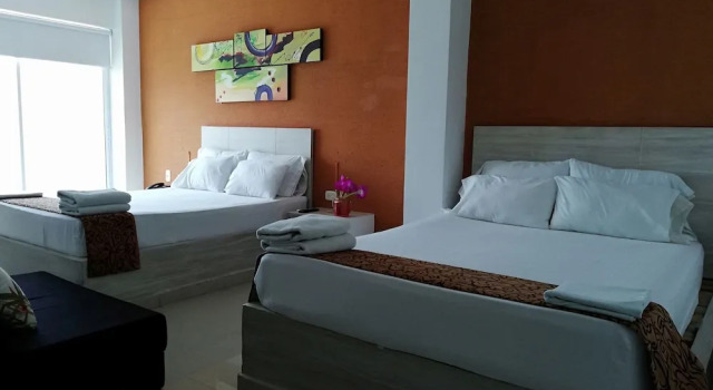 Четырёхместный семейный номер Standard с видом на сад Magdalena Imperial Hotel By GHO Hoteles