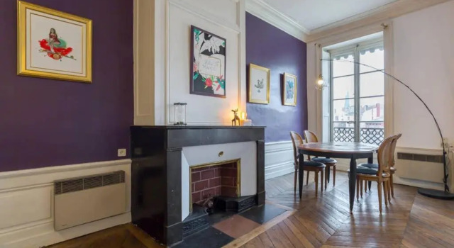 Апартаменты Deluxe Appartement Haussmannien d’Artiste, exception, quai de Saône balcon+Parking