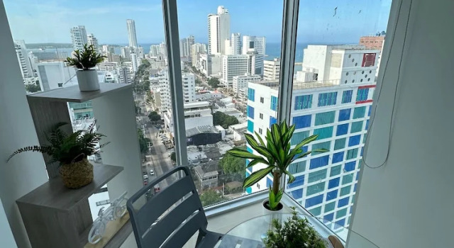 Апартаменты Apartamento loft de 1hab vista al mar