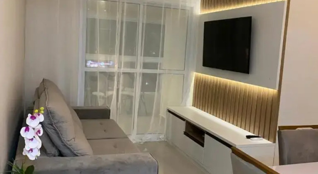 Apartamento em Bertioga com varanda gourmet, Забронировать Апартаменты/квартира Отели Бертиога с бассейном, Бассейн