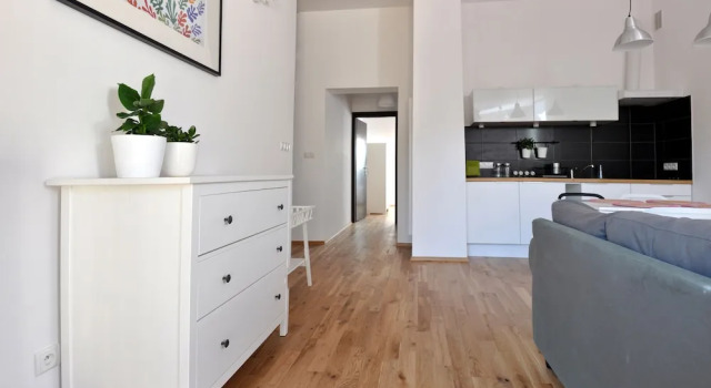Апартаменты с 2 комнатами с балконом HappyGuests Apartments