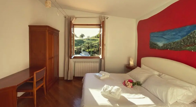 Двухместный номер Standard с видом на бассейн Agriturismo Le valli