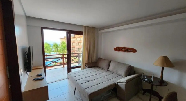 Flat de 1 quarto com linda vista-mar Pé-na-areia!, Забронировать Апартаменты/квартира Каукая Сеара