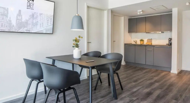 Двухместные апартаменты Comfort cosy grey apartments