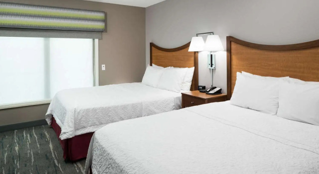 Четырёхместный люкс c 1 комнатой Hampton Inn & Suites Chicago North Shore