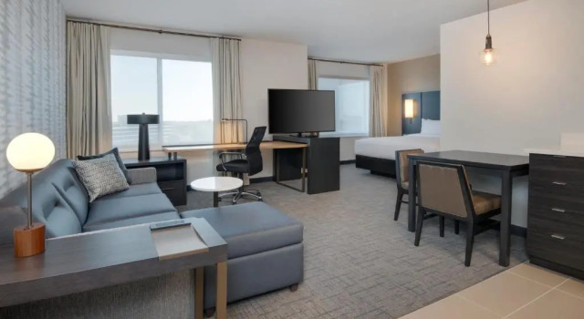 Двухместная студия SpringHill Suites by Marriott Indianapolis Keystone
