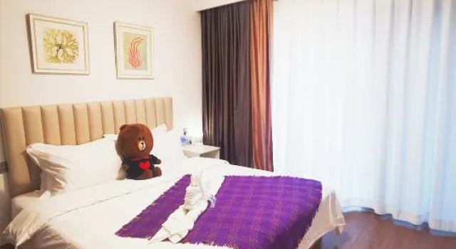 Люкс с 2 комнатами Beijing Miyun Enjoy Living Hot spring SPA Monet Garden Luxury Holiday Villa (Vernon Town)