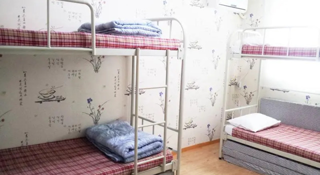Кровать в общем номере (женский номер) 온하루 게스트하우스