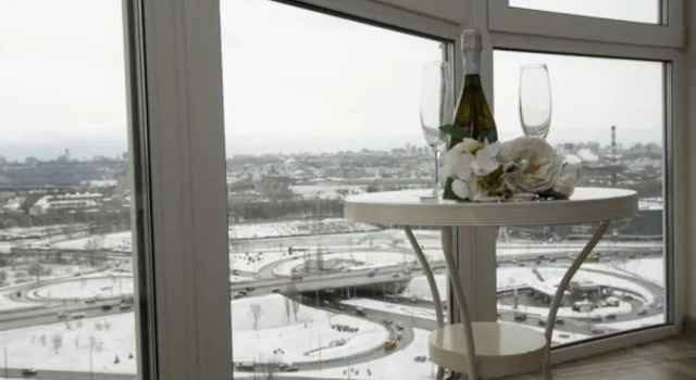 Апартаменты Stylish Panoramic apartments Dnipro Sail riverside