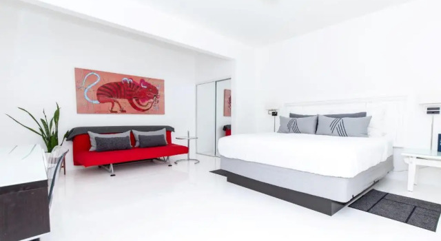 Двухместный номер Deluxe с видом на бассейн Alcazar Palm Springs