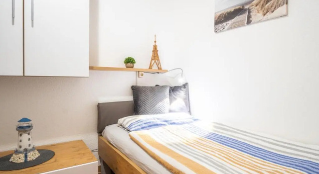 Gemütliches Apartment inkl Pool, Sauna & Strandkorb, Réserver Appartement Hôtels à Cuxland avec parking, Parking
