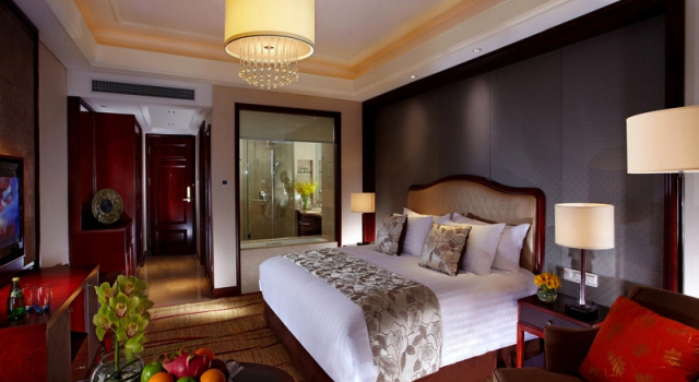 Номер Deluxe с видом на парк Grand New Century Hotel Canal Hangzhou
