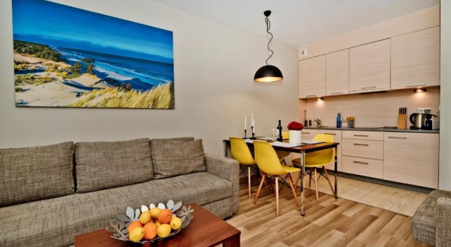 Студия с балконом BlueApart Apartamenty Na Klifie