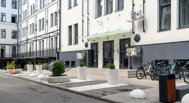 Студия c 1 комнатой с балконом Estetic House (Эстетик Хаус) на улице Нижегородская 32с3