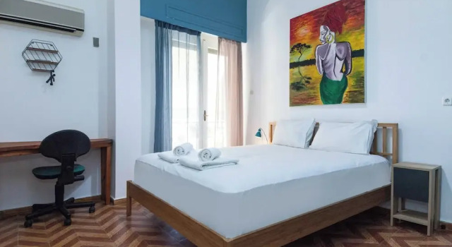 Апартаменты Spacious 2 Bd Pireas Apt w Cozy Balcony