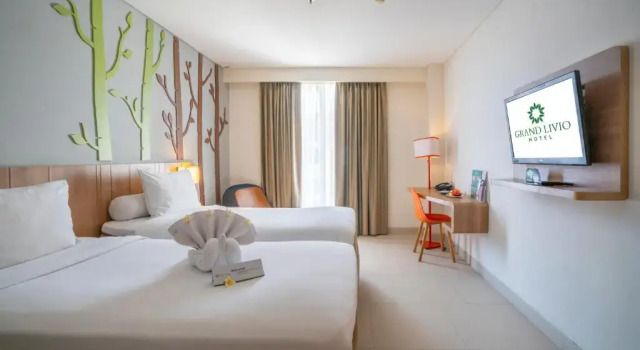 Двухместный номер Superior Grand Livio Kuta Hotel