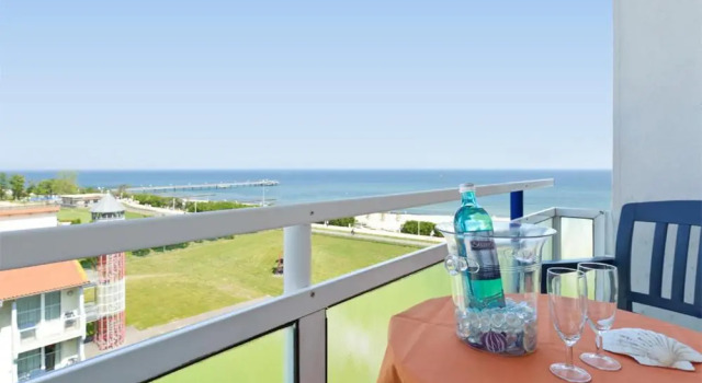 Двухместный номер с частичным видом на море Morada Resort Kühlungsborn