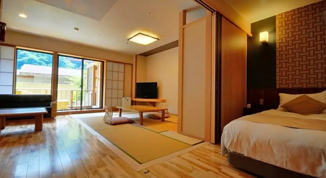 Номер Japanese-Western Style Yuan Hotel Okada
