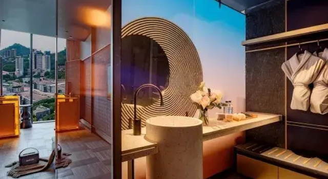 Двухместный номер Deluxe с видом на город Grade Hotel Shenzhen Shekou Sea World