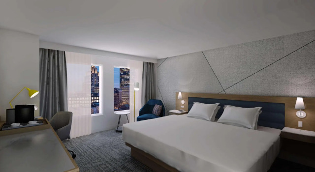 Номер Standard Hampton Inn by Hilton Montreal Downtown