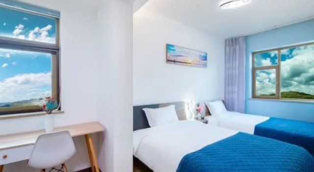 Двухместный люкс Deluxe Fuxian Lake Hi Villa
