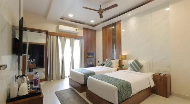 Deluxe double chambre Vue sur la ville Balkrishna Palace